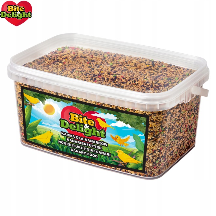 KARMA DLA KANARKA ZEBEREKI SZCZYGŁA POKARM Z WITAMINAMI I MINARAŁAMI 2,5L