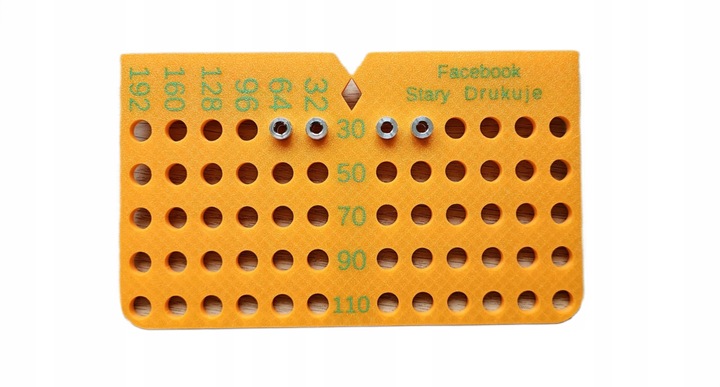 Przymiar do wiercenia otworów pod uchwyty meblowe | Regulowany