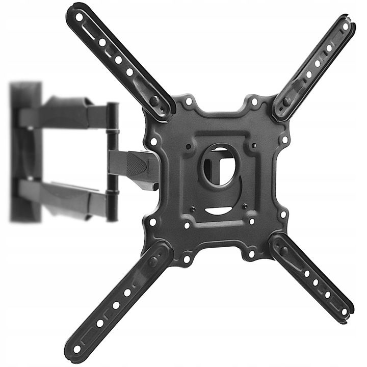 UCHWYT DO TELEWIZORA 26-55 CALI OBROTOWY DŁUGIE RAMIĘ 72CM REGULOWANY