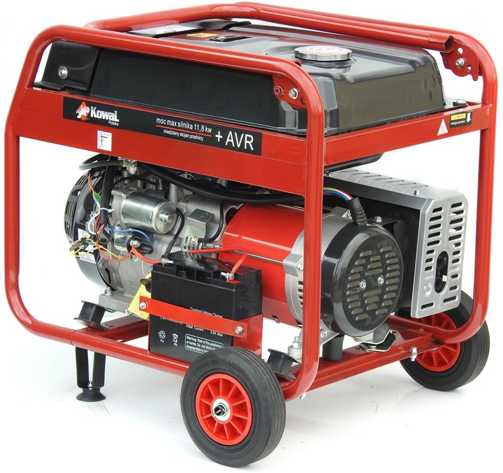 PROFESJONALNY AGREGAT PRĄDOTWÓRCZY 11,8kW ELSTART AVR MIEDŹ STOJAN