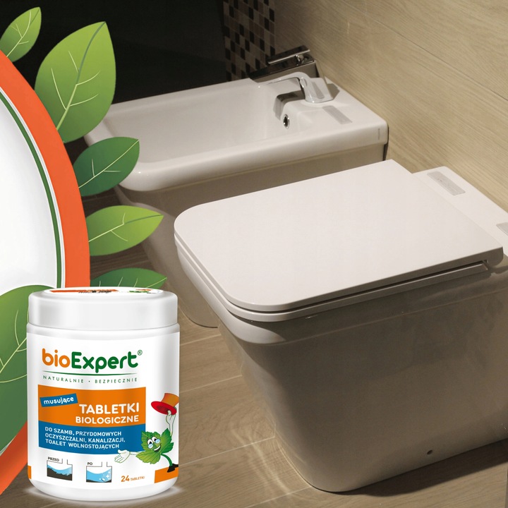 Bakterie do szamba Tabletki biologiczne na 2 LATA 24 szt BIOEXPERT