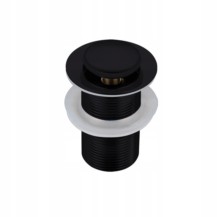 AQUAUNO KOREK DO UMYWALKI KLIK-KLAK MOSIĘŻNY CZARNY BEZ PRZELEWU