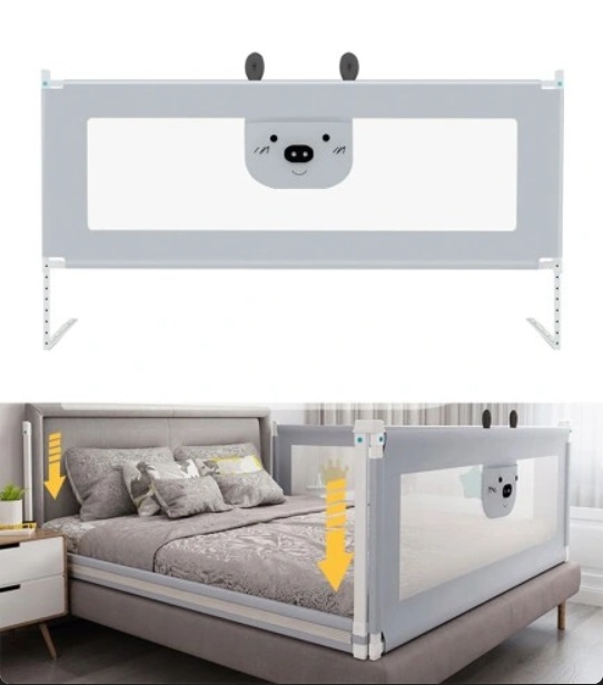 Barierka do Łóżka 200cm Dla dzieci PupyHou Ochronna Regulowana