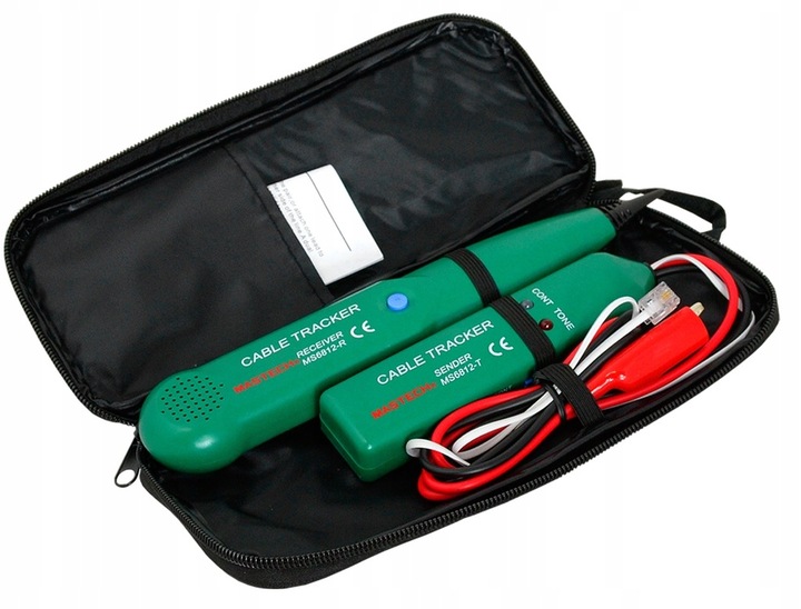 MIERNIK SZUKACZ PAR PRZEWODÓW WYKRYWACZ ŻYŁ KABLI MASTECH MS6812 Z