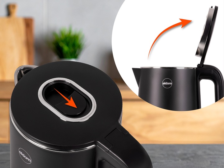 Czajnik bezprzewodowy z regulacją temperatury C515 czarny 2000W 5