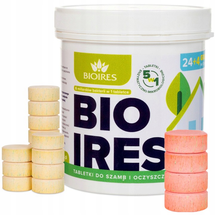 TABLETKI BIO BAKTERIE DO SZAMBA OCZYSZCZALNI USUWA SMRÓD KOŻUCH