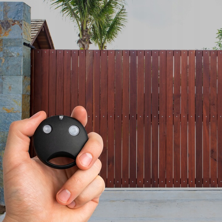 PILOT DO BRAMY GARAŻOWEJ NICE SMILO 2KANAŁY 433MHZ ZAMIENNIK BRELOK OKRĄGŁY