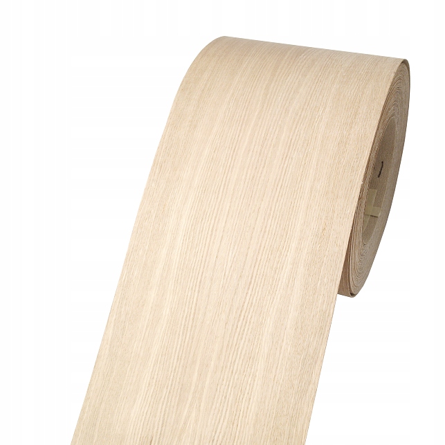 Fornir dębowy z klejem, szerokość 210 mm - na metry