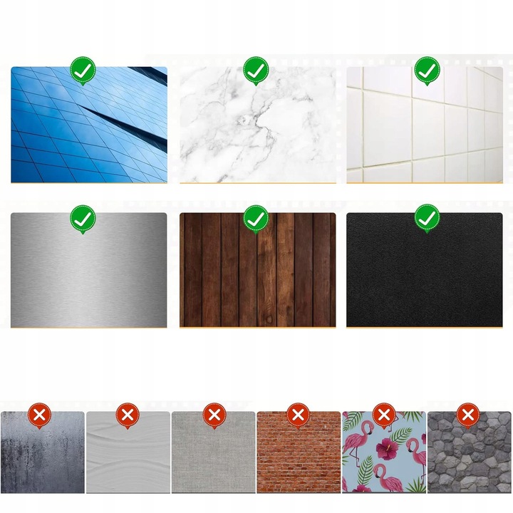 GWOŹDZIE SAMOPRZYLEPNE DO RAMEK DO WIESZANIA OBRAZÓW, DUŻE PASKI