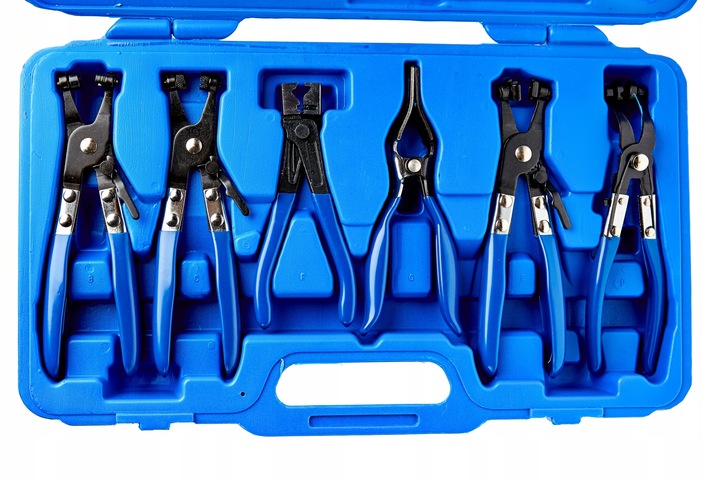 SZCZYPCE DO OPASEK ZACISKOWYCH ZESTAW 9 ELEMENTÓW OSŁON SZCZYPIEC CLICK-R