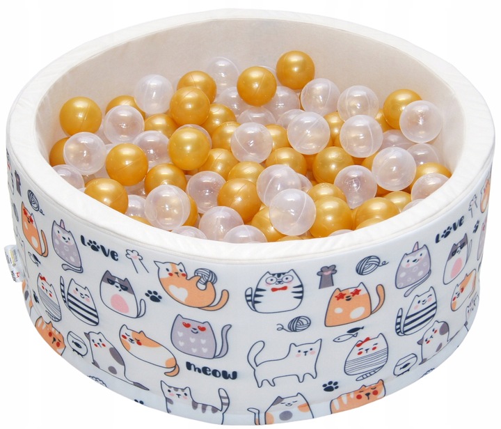 Suchy basen z piłkami kulkami 200szt dla dzieci piłeczkami 80x30 kojec