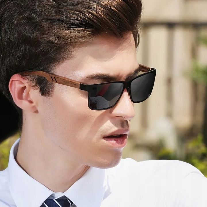 OKULARY PRZECIWSŁONECZNE MĘSKIE KINGSEVEN POLARYZACJA UV400 ZESTAW + ETUI