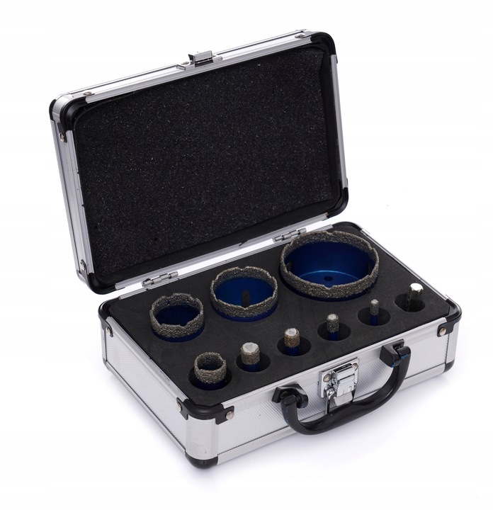 OTWORNICE KORONKI DIAMENTOWE 6-68 mm DO KAMIENIA GRESU 9EL