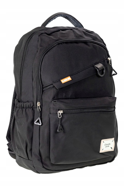 PLECAK damski męski SZKOŁA 25L LEKKI PODRÓŻNY TURYSTYCZNY czarny POJEMNY