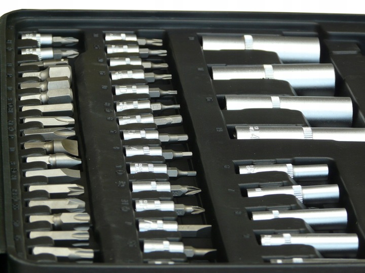 ZESTAW KLUCZY NASADOWYCH KLUCZE NASADOWE 108+ YATO TORX KOMPLET 40 SZTUK