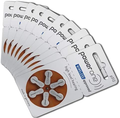 Baterie słuchowe 312 PR41 p312 VARTA Power One x60