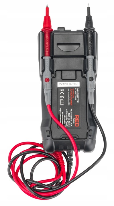 Miernik CYFROWY Elektryczny PROFESJONALNY Multimetr Prądu LCD 600V AC/DC