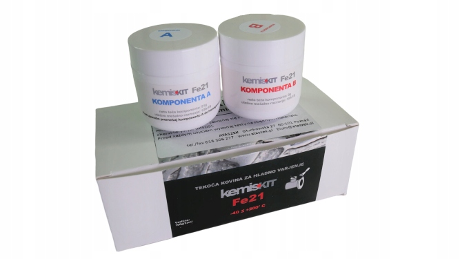 Klej do STALI wysokotemperaturowy KEMISKIT FE21