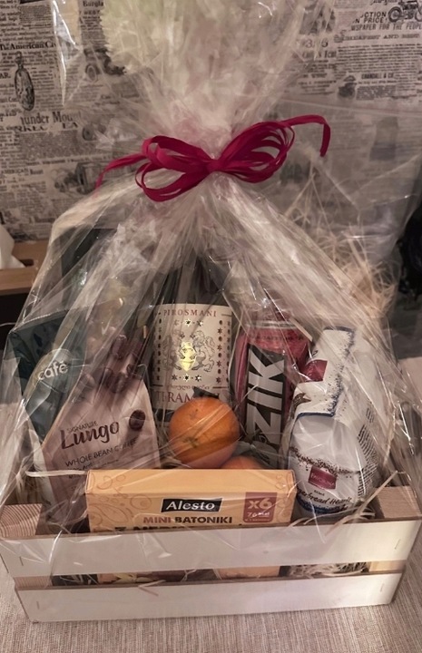 Koszyk Prezentowy Kosz Box Opakowanie Pudełko na Prezent Skrzynka