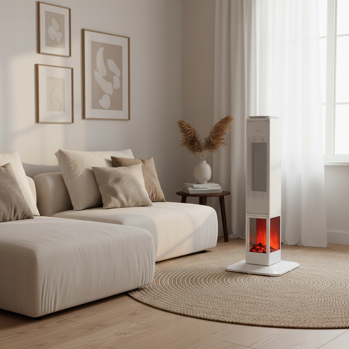 TERMOWENTYLATOR KOLUMNOWY KOMINEK grzejnik elektryczny farelka SWING