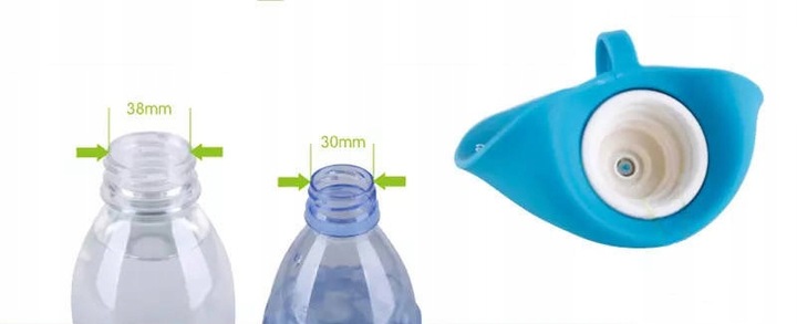 BUTELKA TURYSTYCZNA DLA PSA POIDŁO MISKA NA WODĘ PRZENOŚNA NA SPACER BIDON