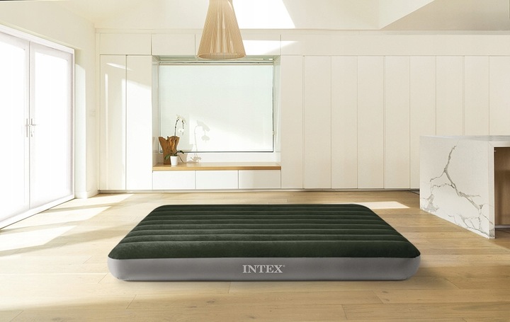 MATERAC DMUCHANY WELUROWY Z POMPKĄ INTEX 64763