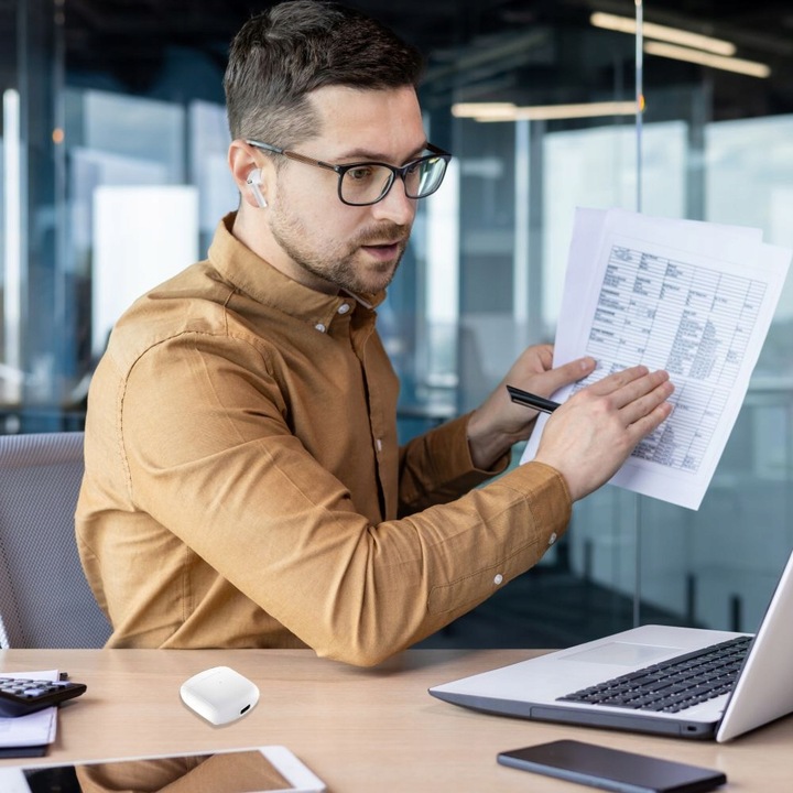 Słuchawki bezprzewodowe douszne Manta RYTMO X białe TWS mikrofon 59ms