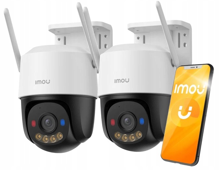 2 Kamery IP Obrotowe Imou Cruiser SC 5MP WiFi Dwukierunkowe Audio Zewnętrzn