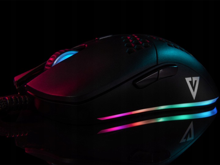 PRZEWODOWA MYSZKA GAMINGOWA 12400 DPI RGB USB MODECOM VOLCANO SHINOBI 3327