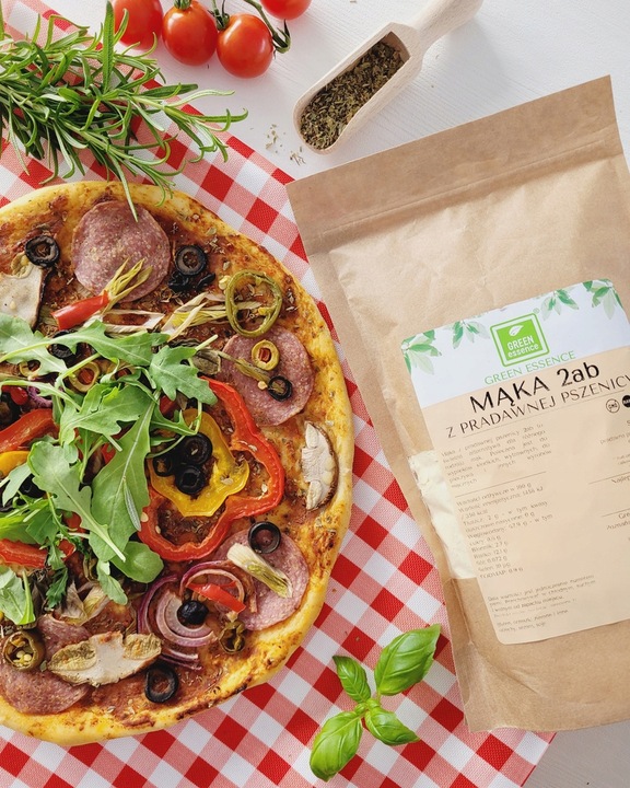 MĄKA Z PRADAWNEJ PSZENICY 2ab 1kg lekka low dieta fodmap do chleba na