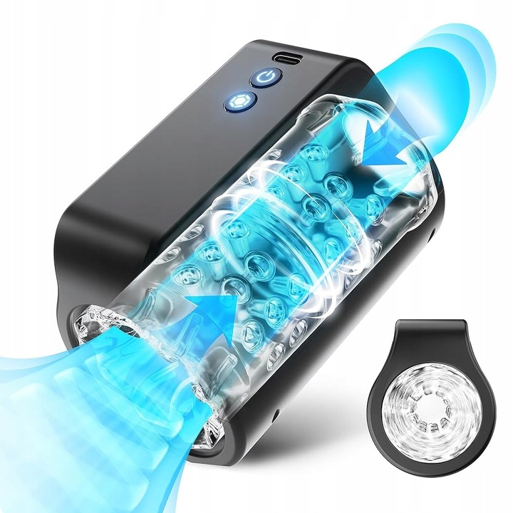 męski automatyczny masturbator posuwisty 7 funkcjami obracania i wkładania