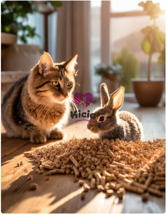 ŻWIREK DREWNIANY PELLET PODŁOŻE DO KUWETA KLATKA DLA KOTA KRÓLIKA 10KG