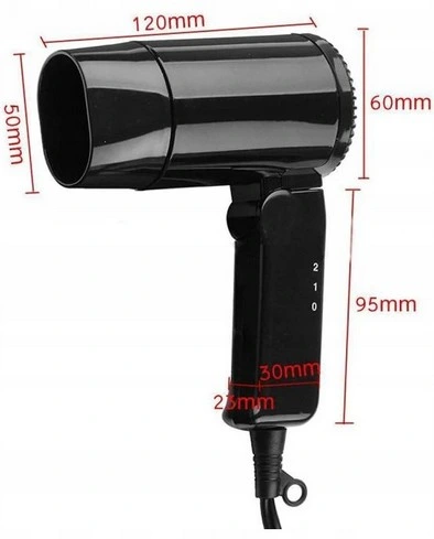 SUSZARKA SAMOCHODOWA DO WŁOSÓW 12V TURYSTYCZNA