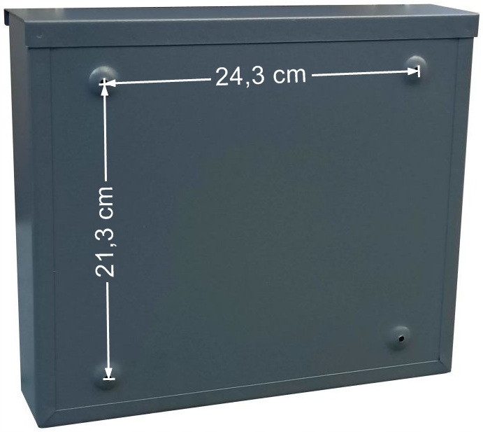 SKRZYNKA NA LISTY MONO C4 - PRODUKT POLSKI - ANTRACYT - SKRZYNKA