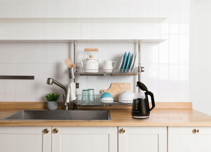 Mały czajnik elektryczny szklany pamięć regulacja WK-2503 Compact 1l 1100W