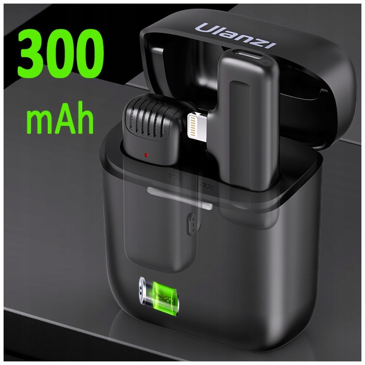 Pojemnościowy Bezprzewodowy Mikrofon Krawatowy ULANZI J11 Lightning