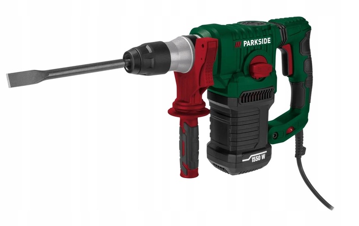 MŁOTOWIERTARKA UDAROWA PARKSIDE 1550 W SDS+ ZESTAW MŁOT UDAROWY +