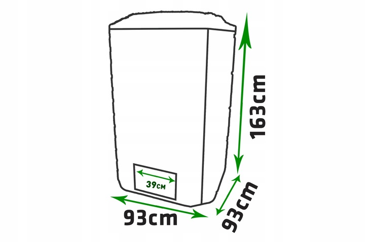 KOMPOSTOWNIK MODUŁOWY 1260L CZARNY G-COMP POLSKI