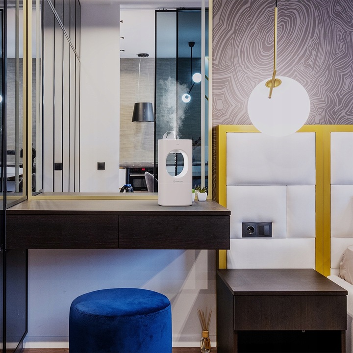 NAWILŻACZ powietrza LAMPKA NOCNA mgiełka ANTYGRAWITACYJNY