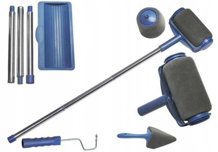 WAŁEK DO MALOWANIA SCIAN NIEKAPIĄCY UNIWERSALNY WAŁKI ZESTAW MALARSKI 5w1