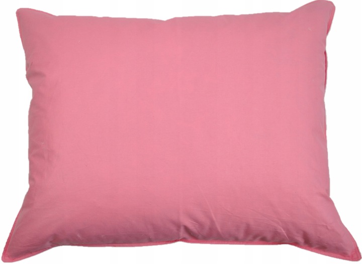 PODUSZKA 40X40 JASIEK Z PIERZA DARTEGO I PUCHU POLSKIE PIERZE I PUCH RÓŻOWA