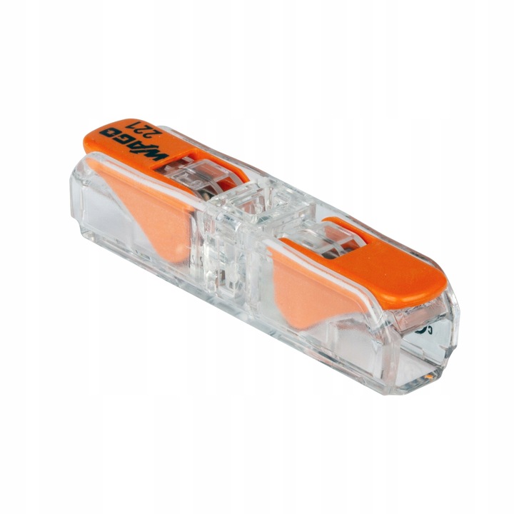 WAGO 221-2411 Szybkozłączka Przelotowa Drut Linka 2x0,2-4mm2 ORYGINAL 10szt