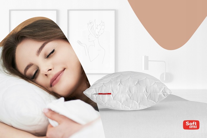 2X PODUSZKA ANTYALERGICZNA 45X45 PIKOWANA GRUBA NA ZAMEK JASIEK DO