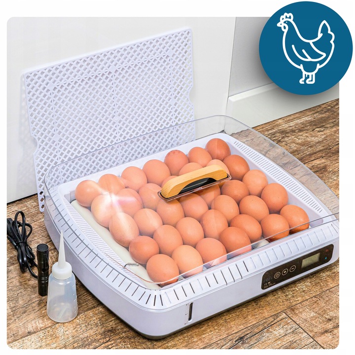 Inkubator Automatyczny do wylęgu 35 jaj Wylęgarka Klujnik do wylęgu Drobiu