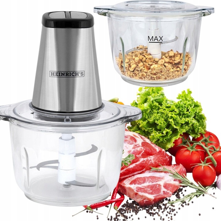 ROZDRABNIACZ MALAKSER DO WARZYW ELEKTRYCZNY MIĘSA OWOCÓW SZATKOWNICA