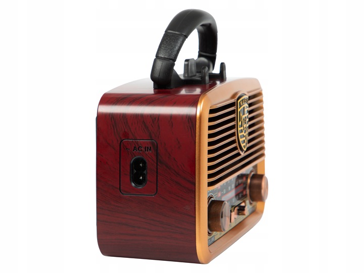 RADIO KUCHENNE PRZENOŚNE RETRO NA BATERIE SOLARNE BLUETOOTH ANTENA