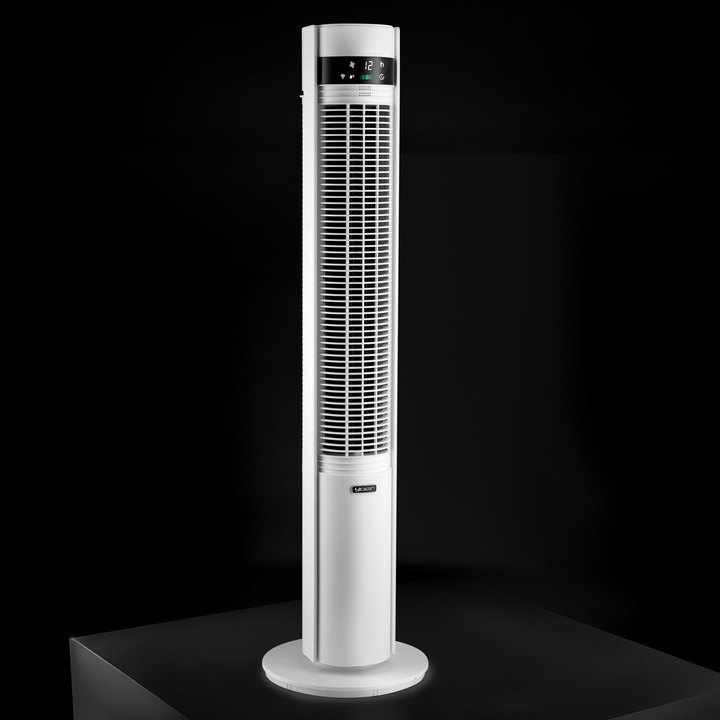 Wentylator kolumnowy stojący Cichy 19dB Yoer +12m zasięg 12 mocy