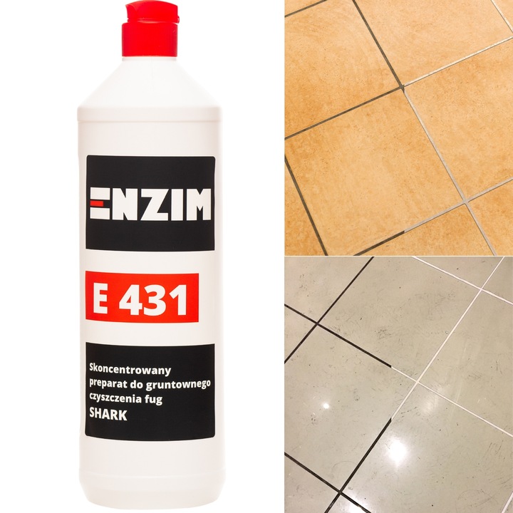 Enzim E 431 1L - Skoncentrowany preparat do gruntownego czyszczenia fug