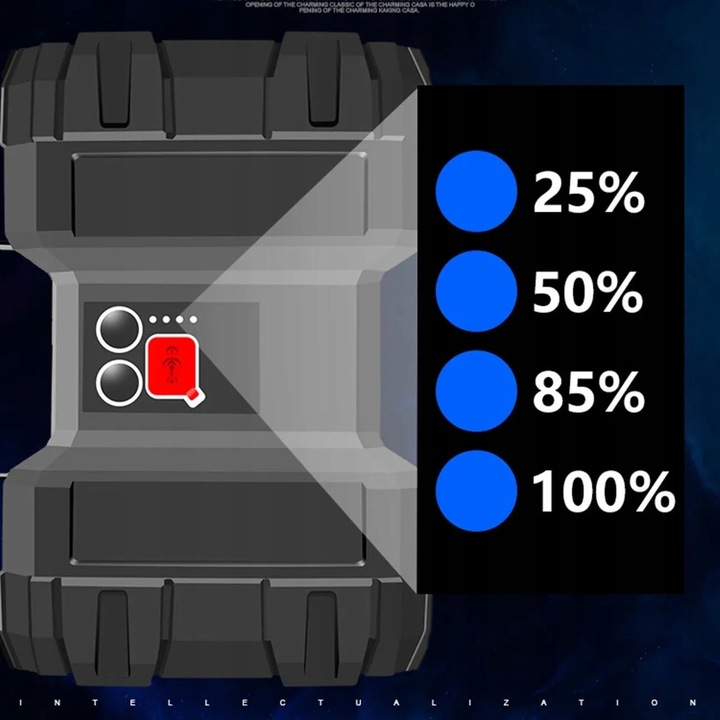 MOCNA LATARKA AKUMULATOROWA LED SZPERACZ CREE