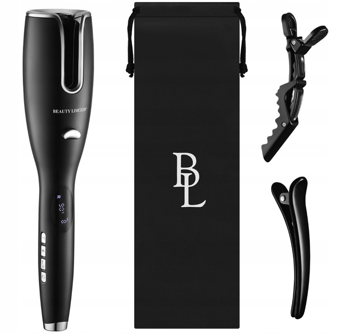 Lokówka automatyczna CERAMICZNA OBROTOWA SZYBKIE NAGRZEWANIE LCD 50W